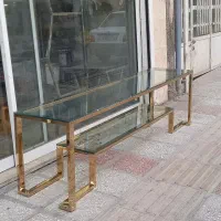 فروش میز تلویزیون استیل 304 با ضمانت دائم