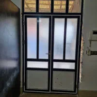 درب ورودی ساختمان آلمینیومی