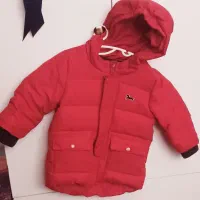 کاپشن بچگانه خارجی قرمز رنگ