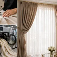 پرده شویی،نصب پرده ،نصاب پرده،شستشو پرده
