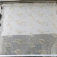 پرده زبرا گل برجسته|پرده، رانر، رومیزی|پاکدشت, پاکدشت (مامازند)|دیوار