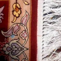 فرش دستباف گل و چله ابریشم اصفهان|فرش|تهران, گلستان (شهرک راه آهن)|دیوار