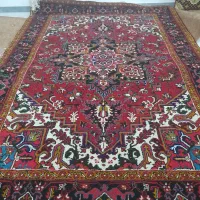 فرش دستبافت ۹ متری هریس اصل تازه و ضخیم فروش فوری|فرش|مهربان, |دیوار