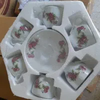 فنجان نعلبکی گل سرخ