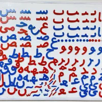 حروف الفبا  چوبی مگنتی