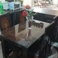 کاناپه۴نفره ومیز صبحانه خوری|میز و صندلی غذاخوری|مشهد, هنرستان|دیوار