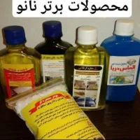 ریکا سیاه و اسپری نانو رخش محصولات شوینده نانو|مواد شوینده و دستمال کاغذی|تبریز, |دیوار