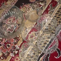 کاسه آجیل خوری و ۶ پیاله مارک آرکروک فرانسه|ظروف سرو و پذیرایی|تهران, کوثر|دیوار