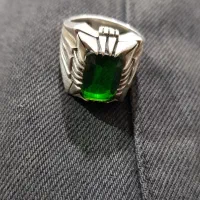 انگشتر نقره زمرد|جواهرات|پاکدشت, پاکدشت (مامازند)|دیوار