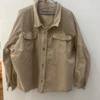 مانتو فری سایز کتان