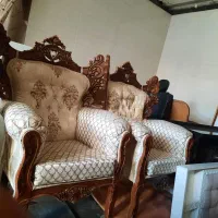 مبل ۷نفره سلطنتی پارچه خارجی درجه یک|مبلمان خانگی و میز عسلی|مریوان, |دیوار