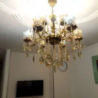 لوستر برنزی لاله عباسی|لوستر و چراغ آویز|تهران, اکباتان|دیوار