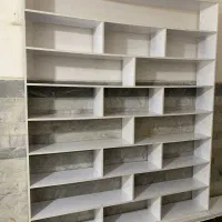 کمد چوبی|کتابخانه، شلف، قفسه‌های دیواری|رشت, استقامت ۱|دیوار