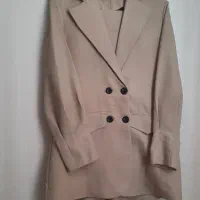 کت و شلوار کرمی