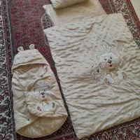 سرویس خواب نوزاد مخمل درجه یک نو