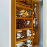 نظم دهنده چوبی قاشق و چنگال