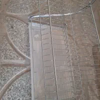 سبد ابچکان کنار سینک استیل|آب‌چکان و نظم‌دهنده ظروف|بیرجند, |دیوار