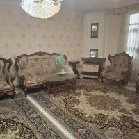 مبل استیل چوبی 9 نفره