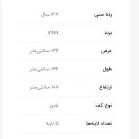 قلعه بادی اینتکس اصل|اسباب‌بازی بچه|تهران, امانیه|دیوار