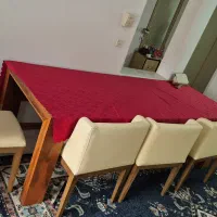 مبل ۷ نفره و میز ناهارخوری ۸ نفره ترک اصل|مبلمان خانگی و میز عسلی|نوشهر, |دیوار