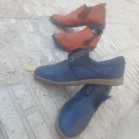 کت وشلوار در حد نوو۲ جفت کفش و یک شلوار لی پسرانه|لباس|تاکستان, |دیوار