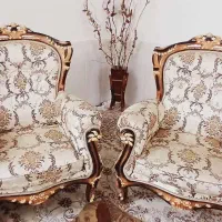 مبلمان سلطنتی ۹ نفره|مبلمان خانگی و میز عسلی|اشترینان, |دیوار