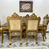 مبل سلطنتی ۱۱ نفره با میز نهار خوری ۶ نفره|مبلمان خانگی و میز عسلی|پردیس, فاز ۸|دیوار