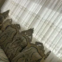 پرده حریر|پرده، رانر، رومیزی|زاویه, |دیوار