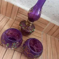 چراغ و دو عدد جای شمع