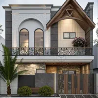 منزل دوطبقه کلید نخورده فین بزرگ