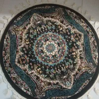 دوتا دم دری وی فرش گرد قالی|پادری|مشهد, کشاورز|دیوار