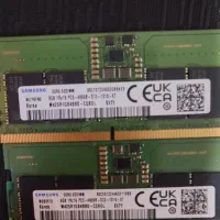 فروش دو عدد رم ۸ سامسونگ DDR5 با باس 4800|قطعات و لوازم جانبی رایانه|نور, |دیوار