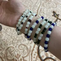 انواع دستبند شبتاب چوبی سنگی