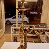 قلیان های برنجی وچوبی و هوکاباتمامی ملزومات