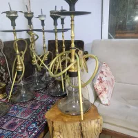 قلیان برنجی ۶عدد