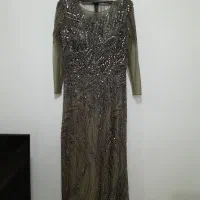 پیراهن مجلسی تمام سنگ کاری شده