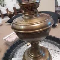 چراغ گردسوز برنجی|کلکسیون اشیاء عتیقه|گنبد کاووس, |دیوار