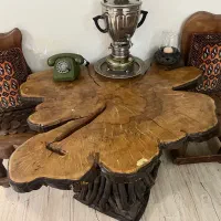 میز کلاسیک با تنه درخت۲۰۰۰ ساله