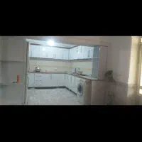 کابینت بدنه فلزی درب چوبی در رزن.