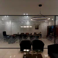 استیکر پارتیشن شیشه ماتکن چاپ طرح اختصاصی|دفتر کار|تهران, جهاد|دیوار