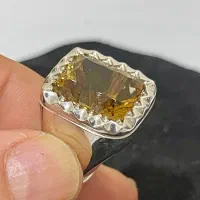 انگشتر نقره سیترین|جواهرات|تهران, پونک|دیوار