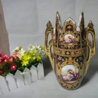 ظرف دکوری گلدون قهوه ای لمونژ اصلی وارداتی الیزه