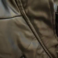 پافر مشکی چرم|لباس|صفادشت, |دیوار