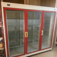 یخچال ایستاده فروشگاهی دوطرفه الکترو استیل