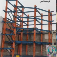 جوشکار جهت جوش کاری تیرچه فلزی ساختمان ۵ طبقه
