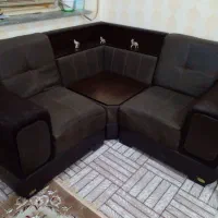 مبل دونفره همراه با باکس جا دار