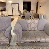 مبلمان ۷ نفره + ناهارخوری۷ نفره + روکش مخمل|مبلمان خانگی و میز عسلی|اصفهان, جوزدان الیادران|دیوار