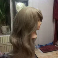 کلاهگیس(پوستیژ)مو بلند بلوند کنفی الیاف شبه طبیعی|آرایشی، بهداشتی، درمانی|شاهین‌شهر, شهرک گلدیس|دیوار