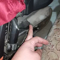 موتور کلیک 1401 کویر خشک با گوشی ایفون میزنم|موتورسیکلت|تهران, تهرانسر مرکزی|دیوار