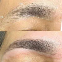 قرینه‌سازی تخصصی ابرو  طبیعی و متناسب با چهره